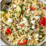 Lemon Orzo Salad with Feta and Veggies 3 Lemon Orzo Salad with Feta and Veggies
