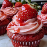 Strawberry Shortcake Cupcakes 3 Strawberry Shortcake Cupcakes