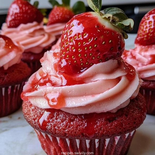 Strawberry Shortcake Cupcakes
