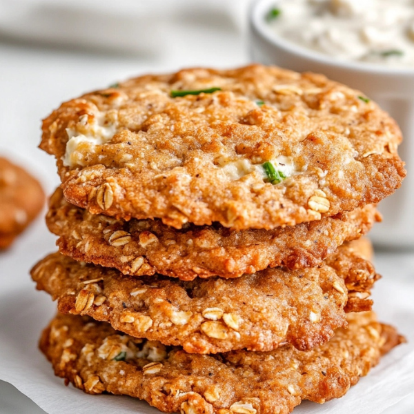Savory Cheese Cookies with Smoked Trout Cream