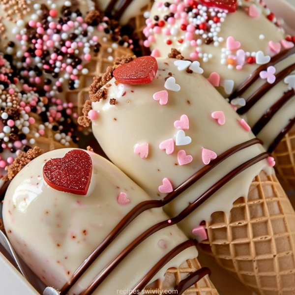 Cutie Hearts Cake Popsicles