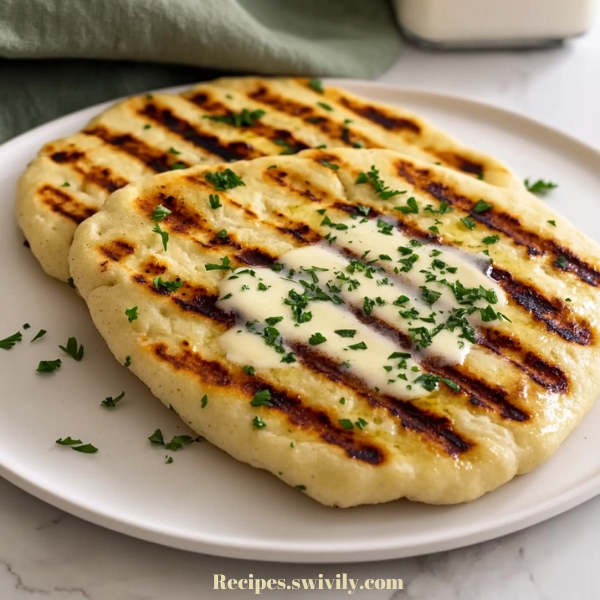 Garlic Herb Grilled Flatbread