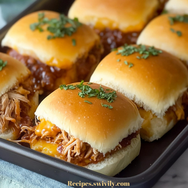 BBQ Pulled Chicken Sliders