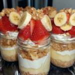 Strawberry Banana Pudding Parfaits 3 Strawberry Banana Pudding Parfaits