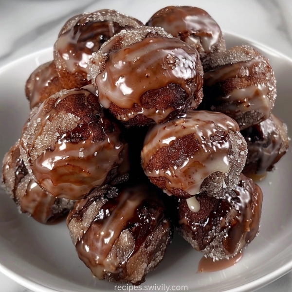 Old-Fashioned Chocolate Donut Holes