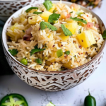 Jalapeño Pineapple Rice (One Pot) 3 Jalapeño Pineapple Rice (One Pot)