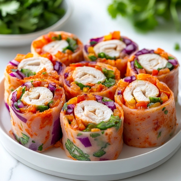 Turkey Ranch Tortilla Pinwheels