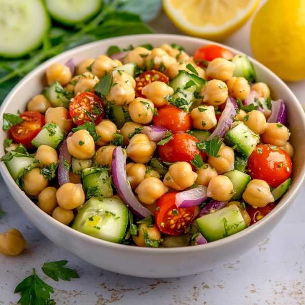 Lemony Chickpea Salad