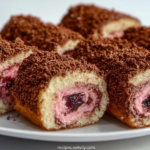Chocolate Filled Strawberry & Blackberry Rolls 3 Chocolate Filled Strawberry & Blackberry Rolls