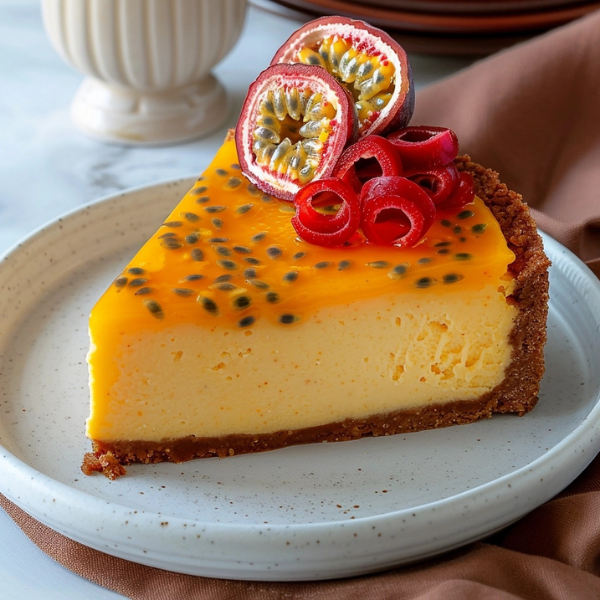 Passion Fruit & Mango Cheesecake