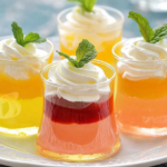 Layered Fruit Jelly Cups Recipe 3 Layered Fruit Jelly Cups Recipe