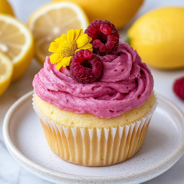 Lemon Raspberry Cupcakes