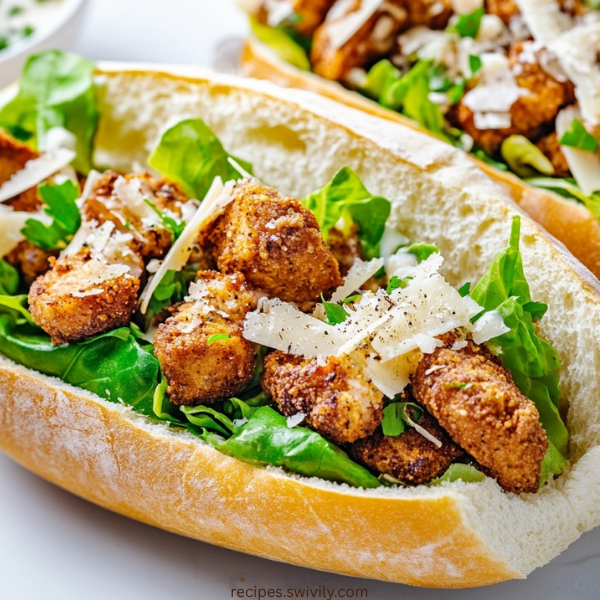 Crispy Chicken Caesar Sandwich