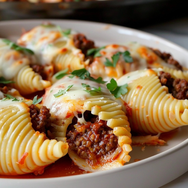 Cheesy Stuffed Pasta Shells