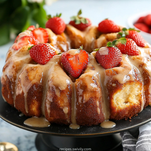 Strawberry Monkey Bread
