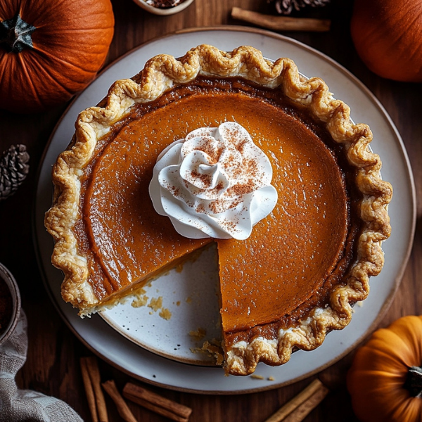 Spicy Fireball Pumpkin Pie