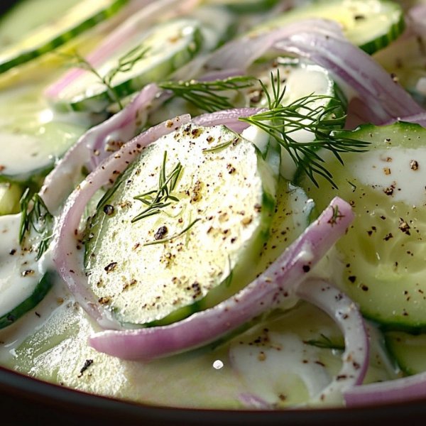 Creamy Cucumber Salad