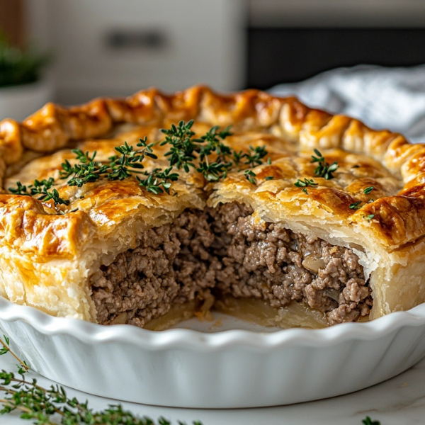 Traditional French-Canadian Tourtière
