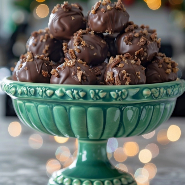 Chocolate Hazelnut Crunch Truffles