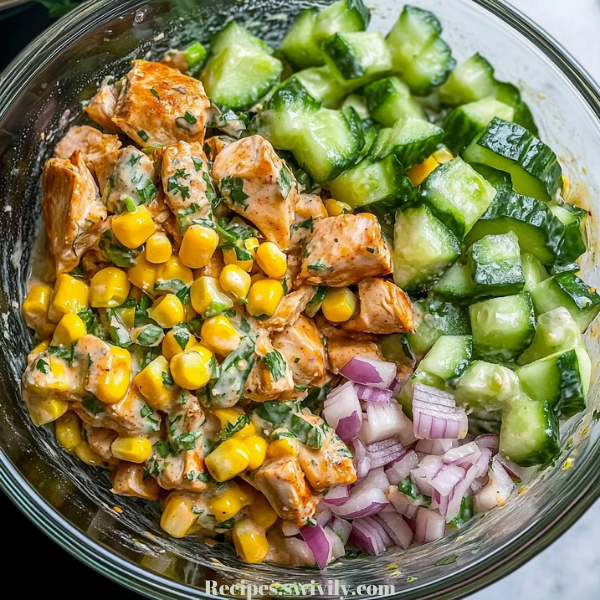 Mexican Street Corn Chicken Salad
