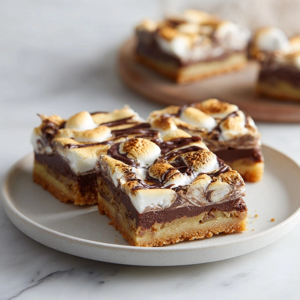 S'mores Cookie Bars Recipe
