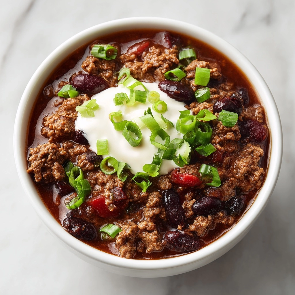 "Ground Beef and Bean Chili Recipe 6 "Ground Beef and Bean Chili Recipe
