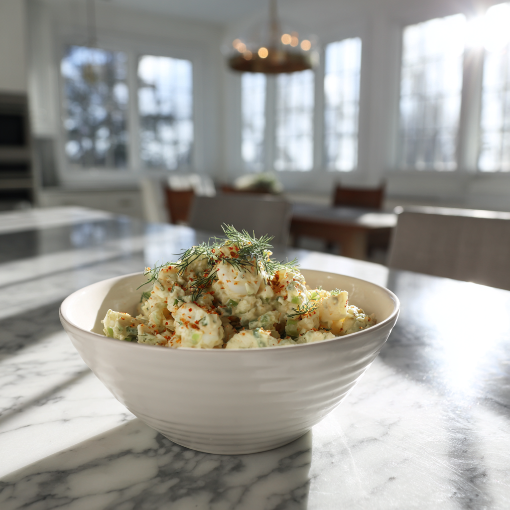 Egg Salad with Pickles and Dill Recipe 6 Egg Salad with Pickles and Dill Recipe - Recipe Image