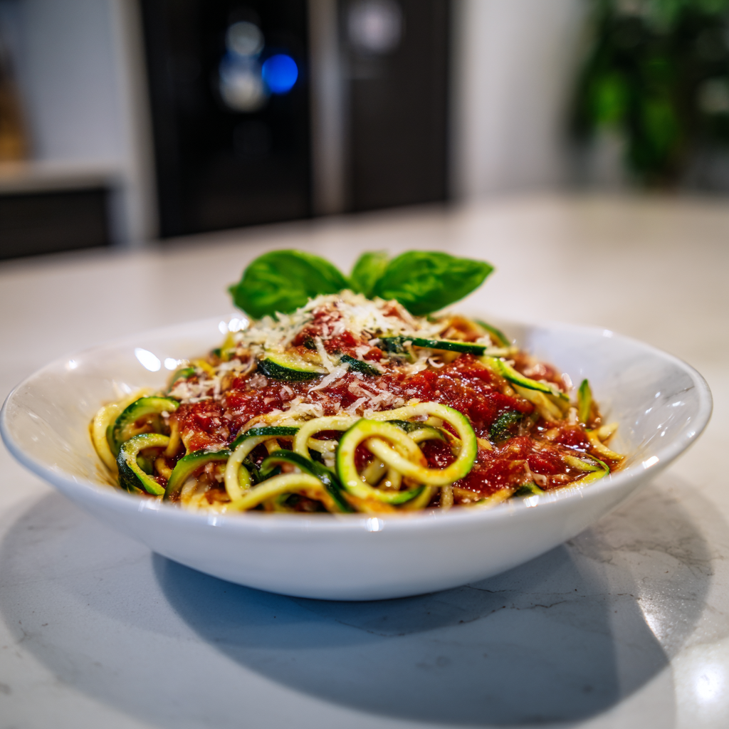 Zucchini Noodles with Marinara Recipe