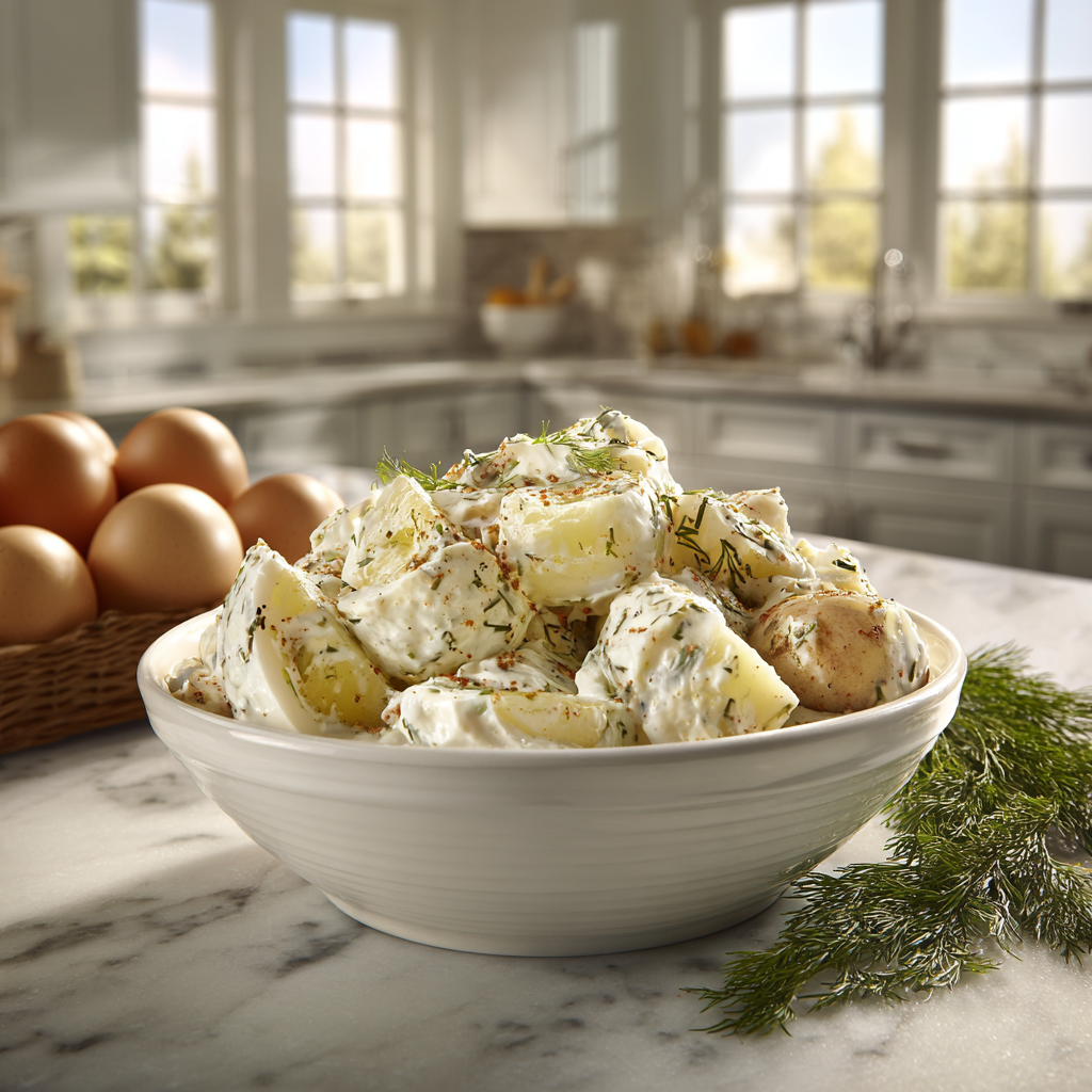 Egg Salad with Pickles and Dill Recipe