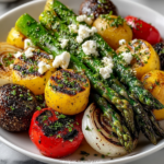 Spring Vegetable & Goat Cheese Grilled Plancha 3 Spring Vegetable & Goat Cheese Grilled Plancha