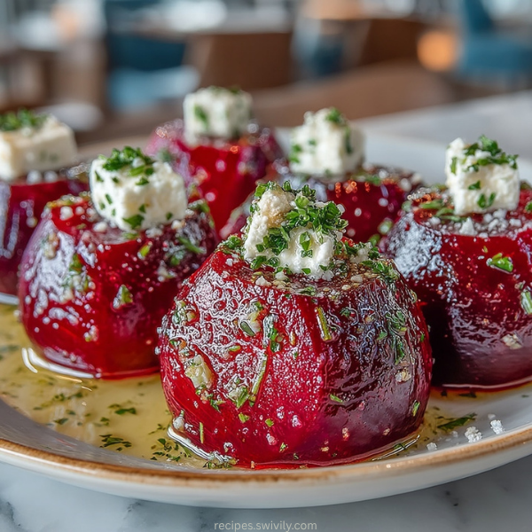 Greek Beet Salad (Patzarosalata)