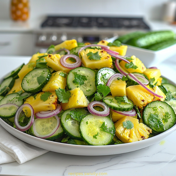 Pineapple Cucumber Salad