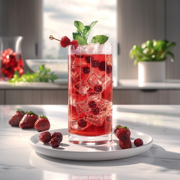 Ruby Red Hibiscus Berry Fizz