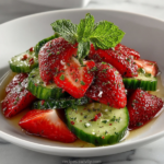 Cucumber Strawberry Salad 3 Cucumber Strawberry Salad