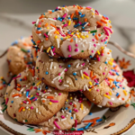 Classic Rainbow Sprinkle Cookies 3 Classic Rainbow Sprinkle Cookies
