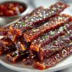 Teriyaki Beef Jerky Strips 3 Teriyaki Beef Jerky Strips
