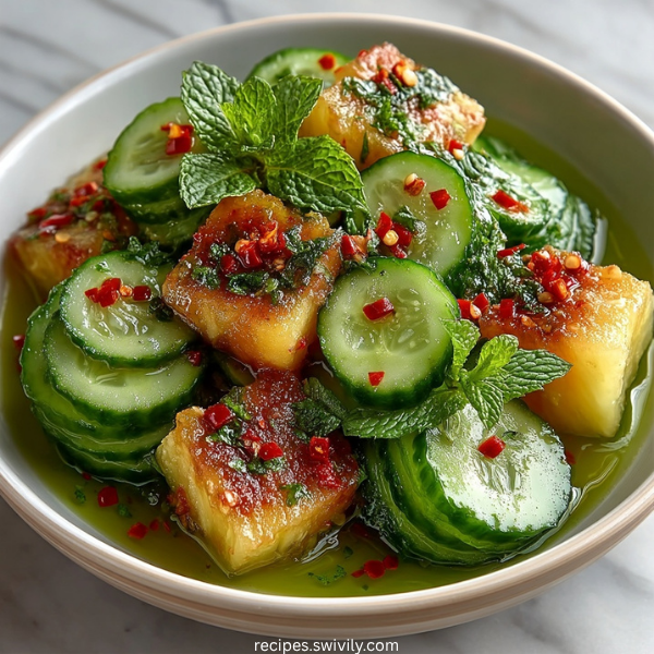 Pineapple Cucumber Crunch
