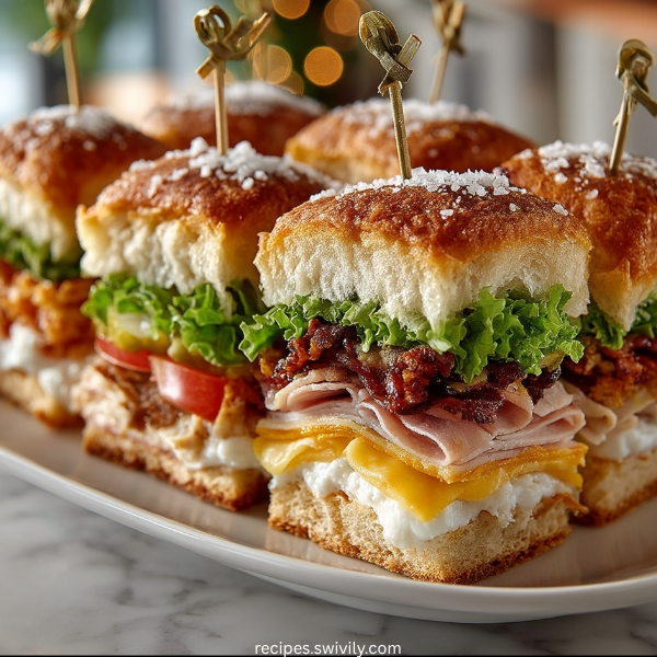 Gourmet Dagwood Sandwiches (Mini Slider Style)