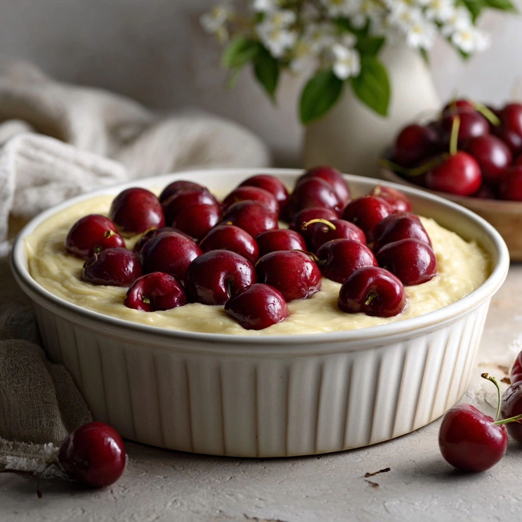 Halloween Classic French Cherry Clafoutis Recipe