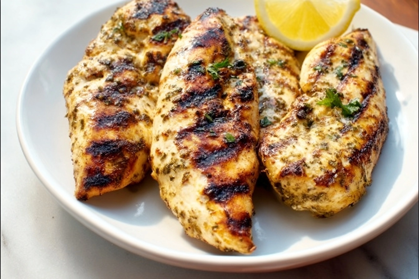 Mediterranean Grilled Chicken Breasts Recipe - Recipe Image