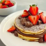 Nutella Pancakes with Fresh Strawberries Recipe 7 Nutella Pancakes with Fresh Strawberries Recipe