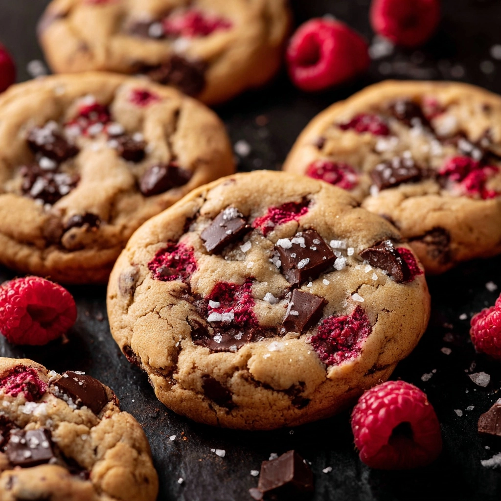 Raspberry Chocolate Chip Cookies Recipe