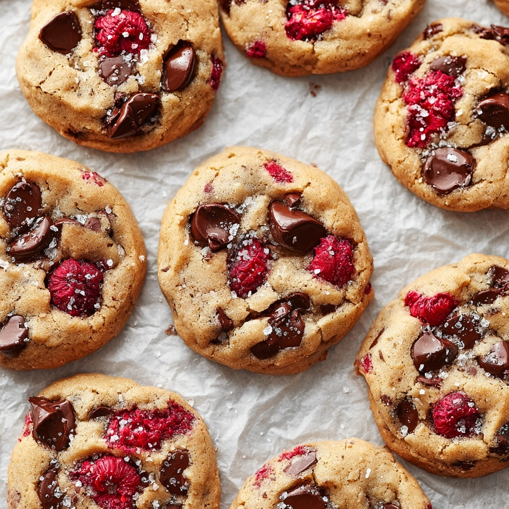 Raspberry Chocolate Chip Cookies Recipe - Recipe Image