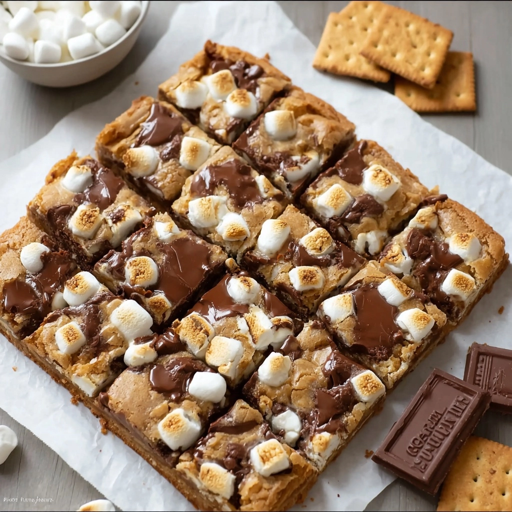 S’mores Cookie Bars Recipe - Recipe Image