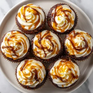 Salted Caramel Chocolate Espresso Cupcakes Recipe