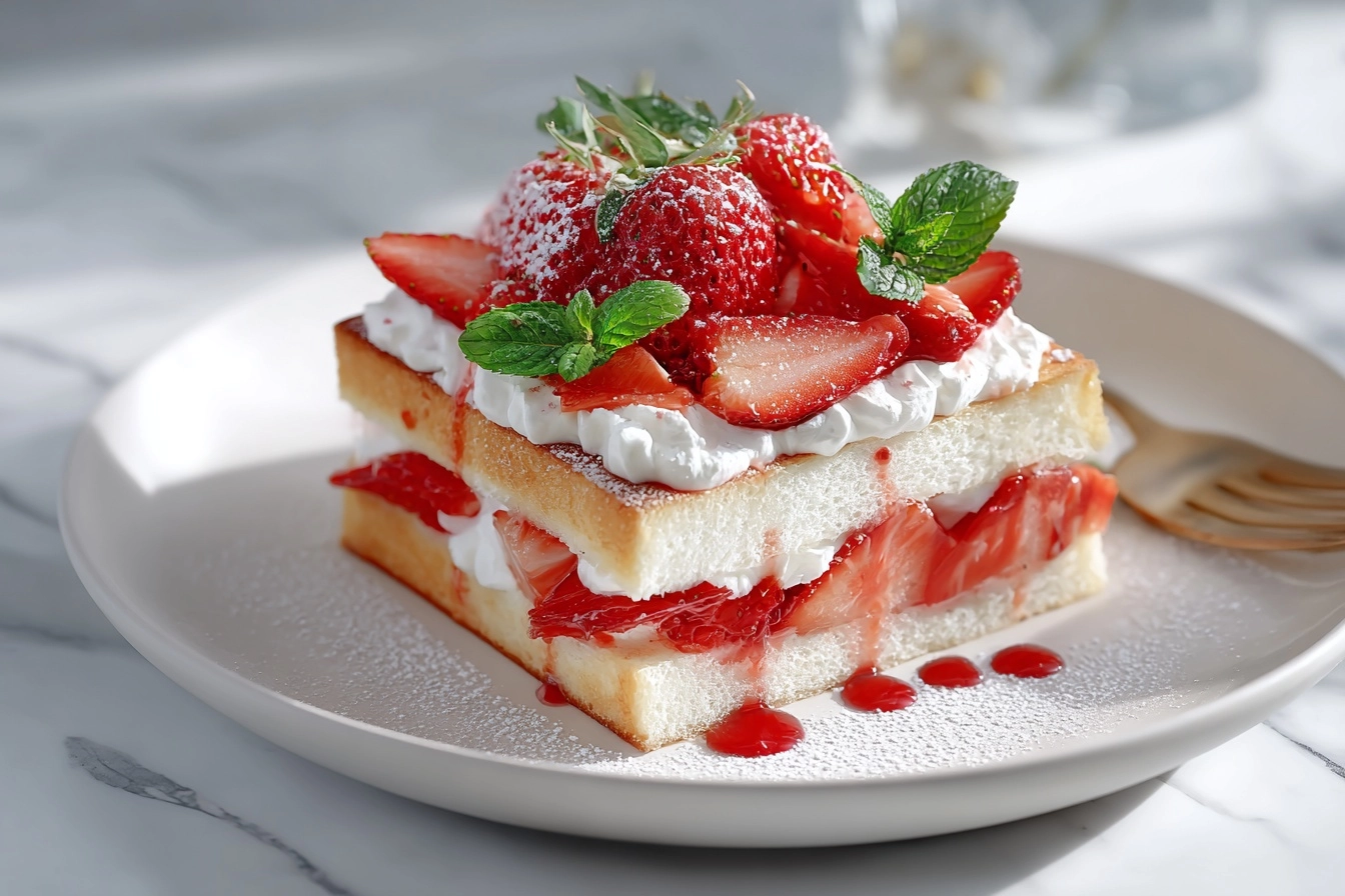 Strawberry Brioche Sando Recipe