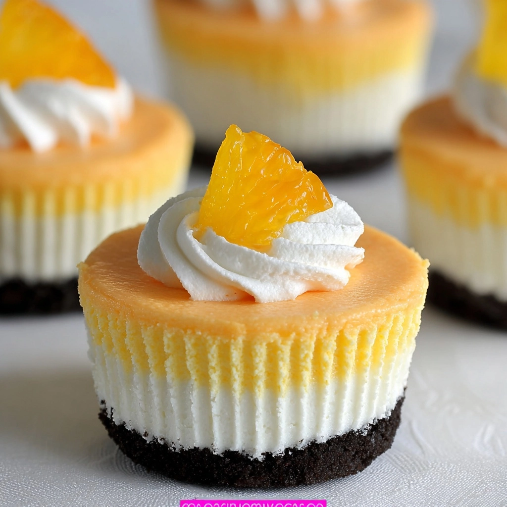 Orange Creamsicle Mini Cheesecakes Recipe