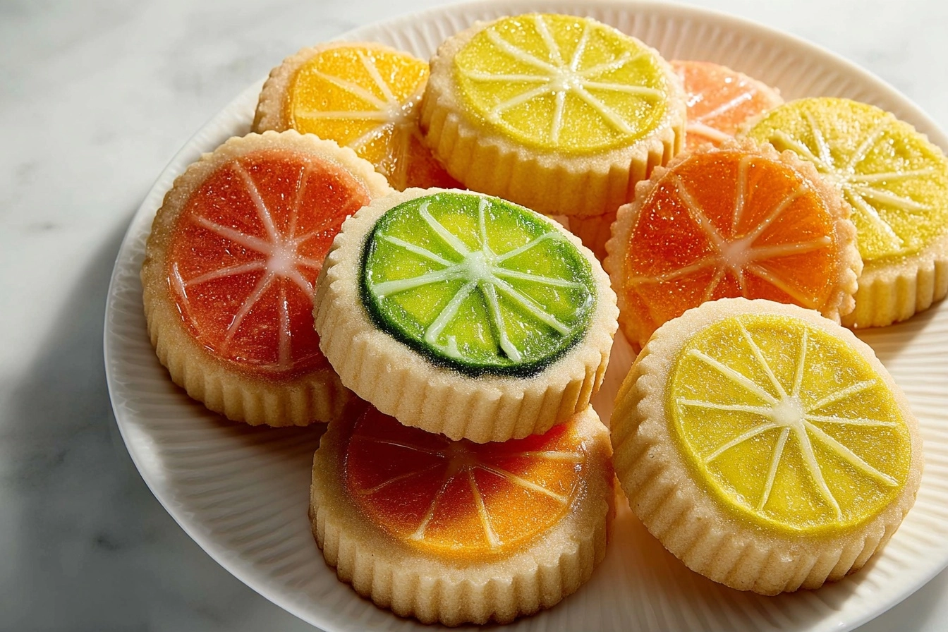 Citrus-Glaze Shortbread Cookies Recipe