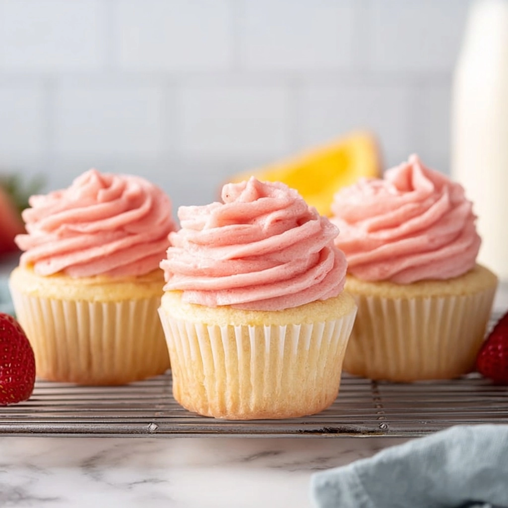 Strawberry Lemonade Cupcakes Recipe
