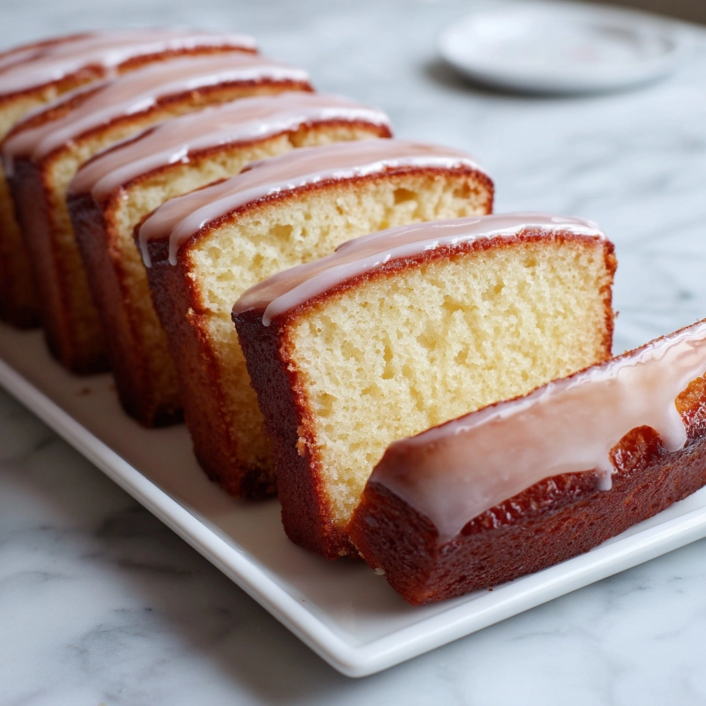 Glazed Apple Pound Cake Recipe - Recipe Image